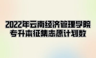 2022年云南经济管理学院专升本征集志愿计划数.png